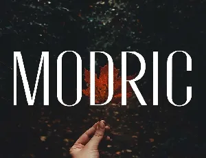 Modric font