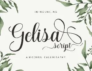 Gelisa font