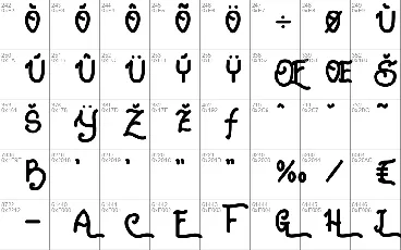 Estafosa font