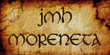 JMH Moreneta font