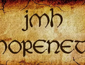 JMH Moreneta font