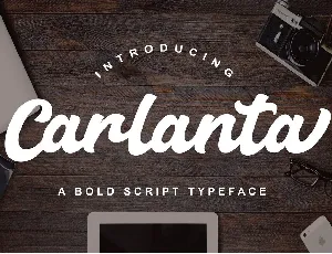 Carlanta font