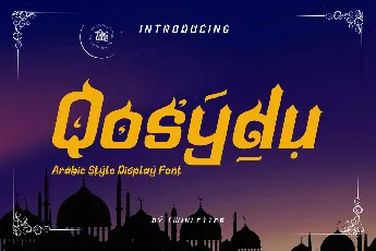 Qosydu font