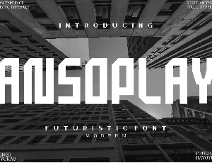 Ansoplay font