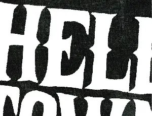 Helltown font