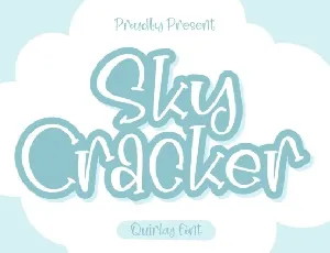 Sky Cracker font