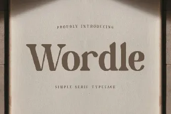 Wordle font