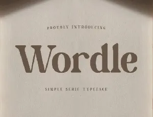 Wordle font