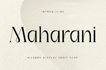 SS Maharani font