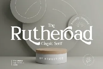 Rutheroad font