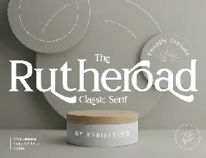 Rutheroad font