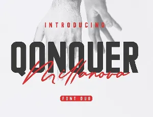 Qonquer Millanova Duo font