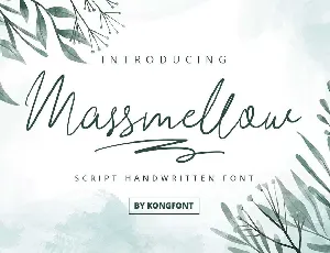 Massmellow font