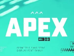 Apex Mk3 Family Free font