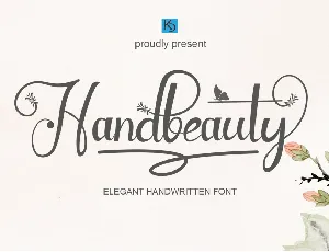 Handbeauty font