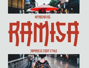 RAMISA font