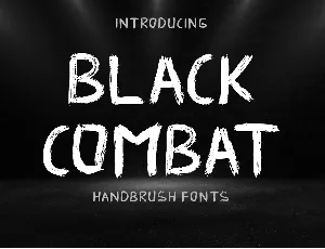 Black Combat font