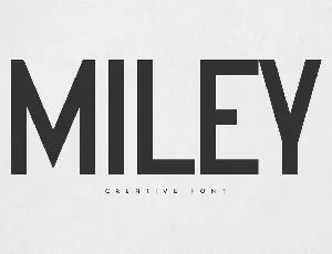 Miley font