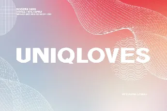 Uniqloves font