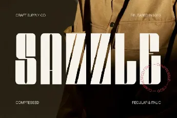 Sazzle font