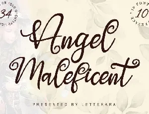 Angel Maleficent font