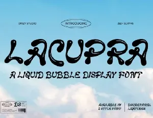 Lacupra font