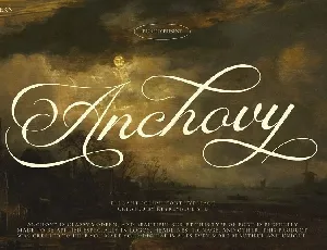 Rb Anchovy font