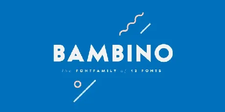 Bambino font