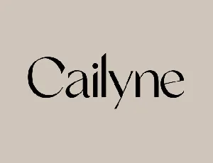 Cailyne font