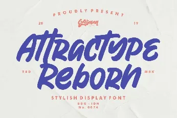 Attractype Reborn font