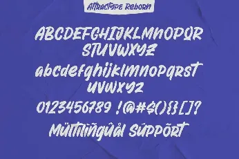 Attractype Reborn font