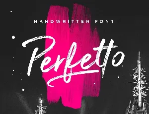 Perfetto Brush Free font