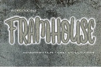 FRAMHOUSE font