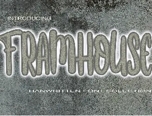 FRAMHOUSE font