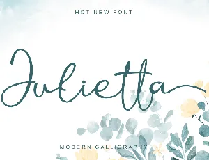 Julietta font