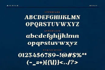 Minatur font