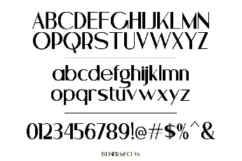 Biliner Meclan font