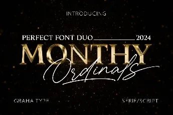 Monthy Ordinals Script DEMO font