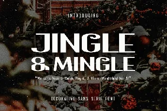 Jingle & Mingle font