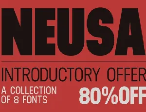 Neusa Family font