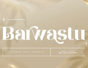 Barwastu font