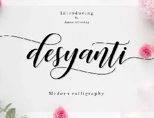 Desyanti Script Free font