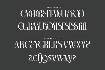 Chadenia font