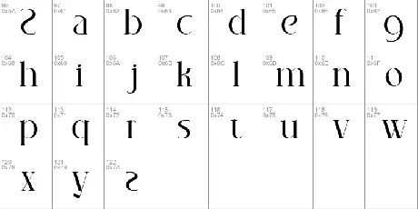 Chadenia font