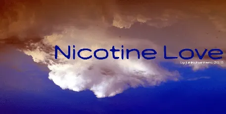 Nicotine Love font