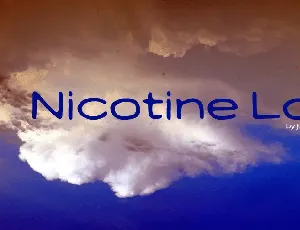 Nicotine Love font