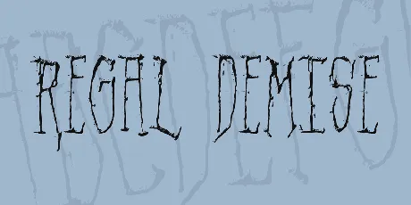 Regal Demise font