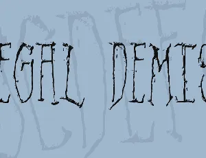 Regal Demise font