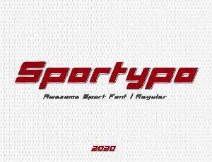 Sportypo font