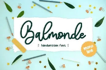 Balmonde Handwritten font